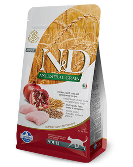 FARMINA N&D low grain chicken & pomegrante adult cat 0.3 kg